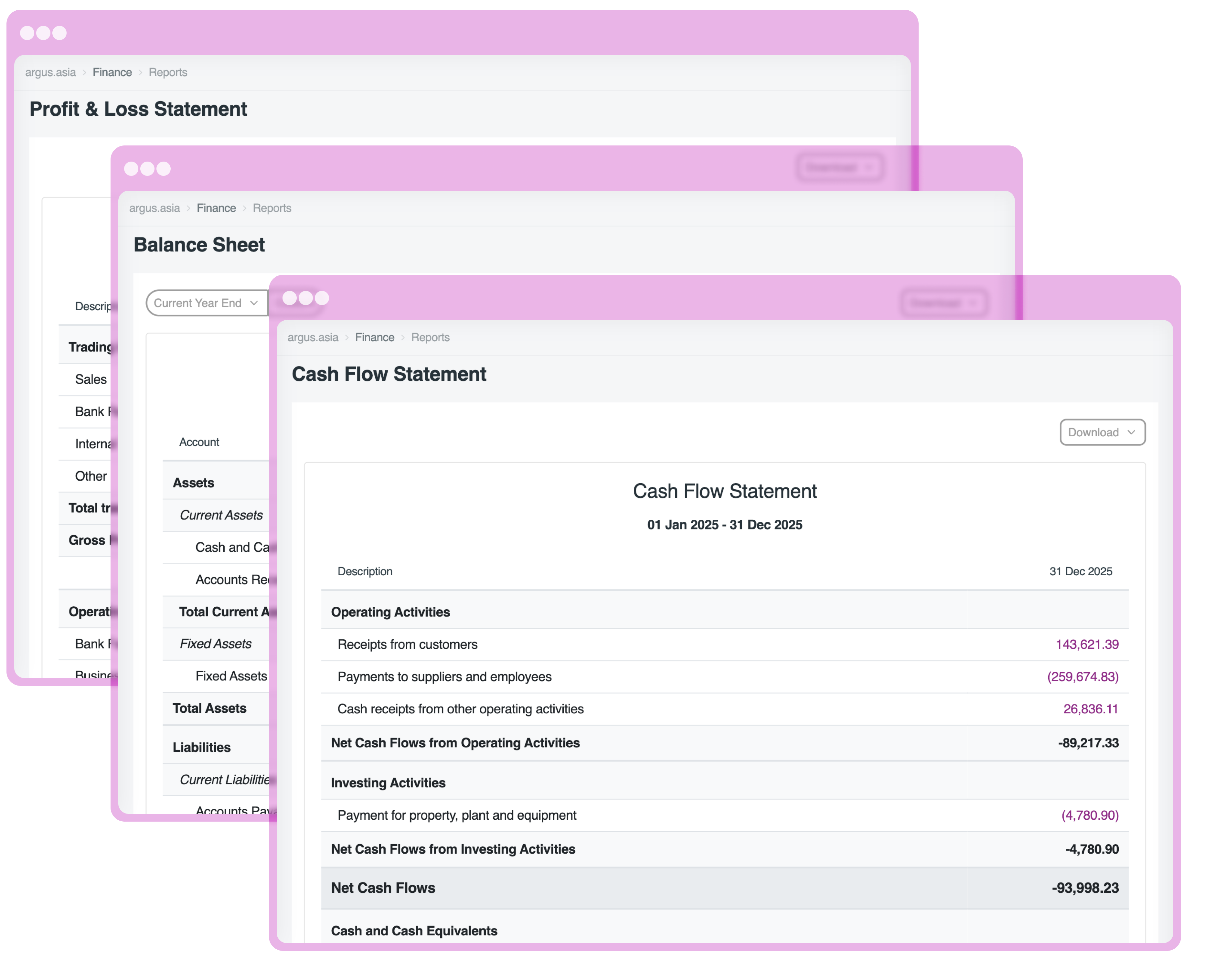 Financial Reports with Officaid